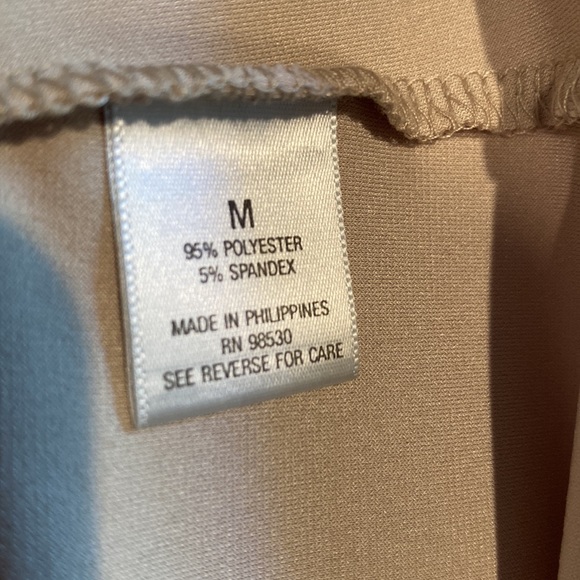 DRESS BARN Cowl neck Beige Top - Picture 6 of 9